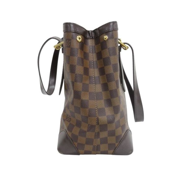 Pre Loved Louis Vuitton Lockit Damier Ebene Tote Women Brown Tote Bags - Picture 5 of 8